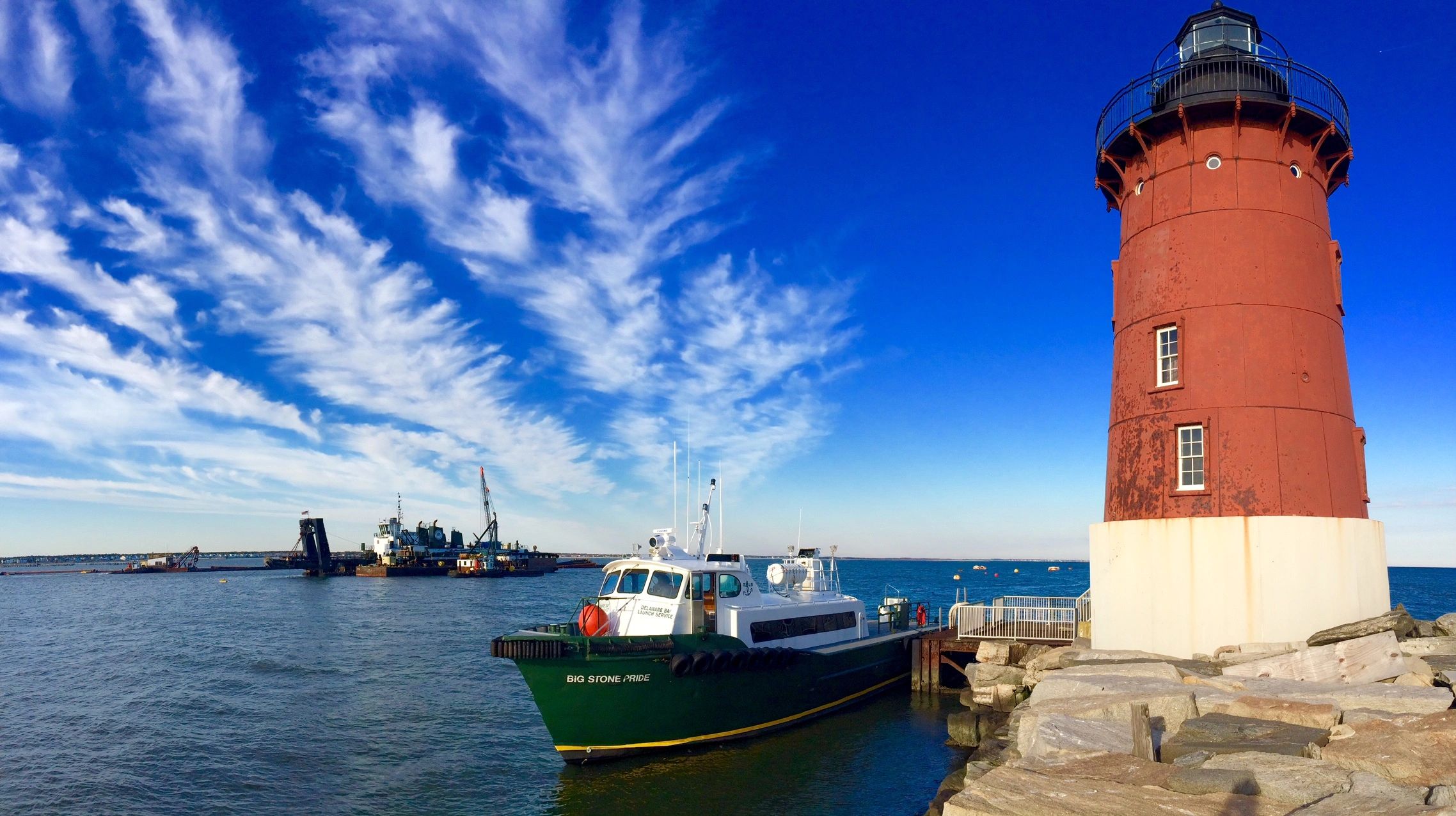 Dredge Support Vessel Dredge Assist Delaware Bay Launch